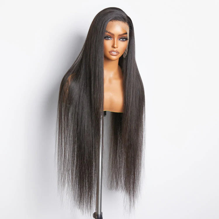 13x6 100% Virgin HD Straight Full Frontal Wig