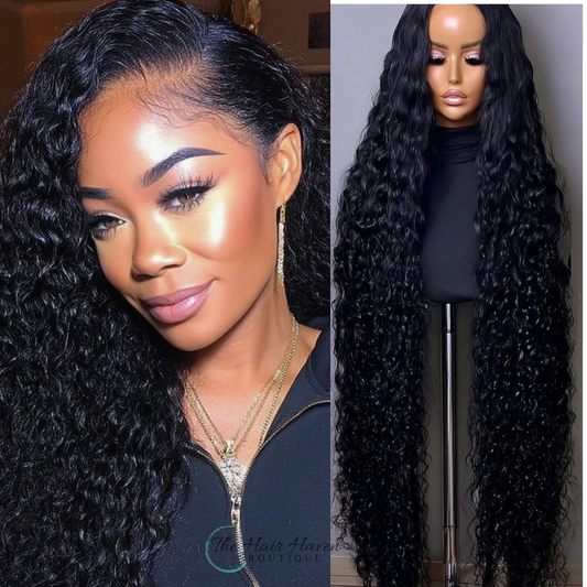 The hair haven boutique Deep Wave  HD Lace Wig